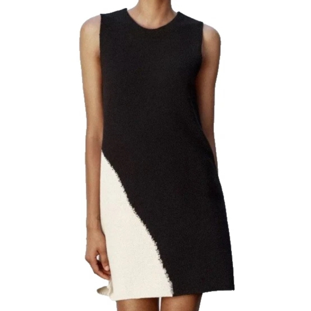 Zara Colorblock Knit Mini Shift Dress‎